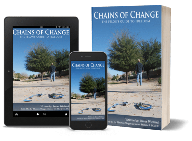 chains of change felons guide to freedom by james wieland composite image