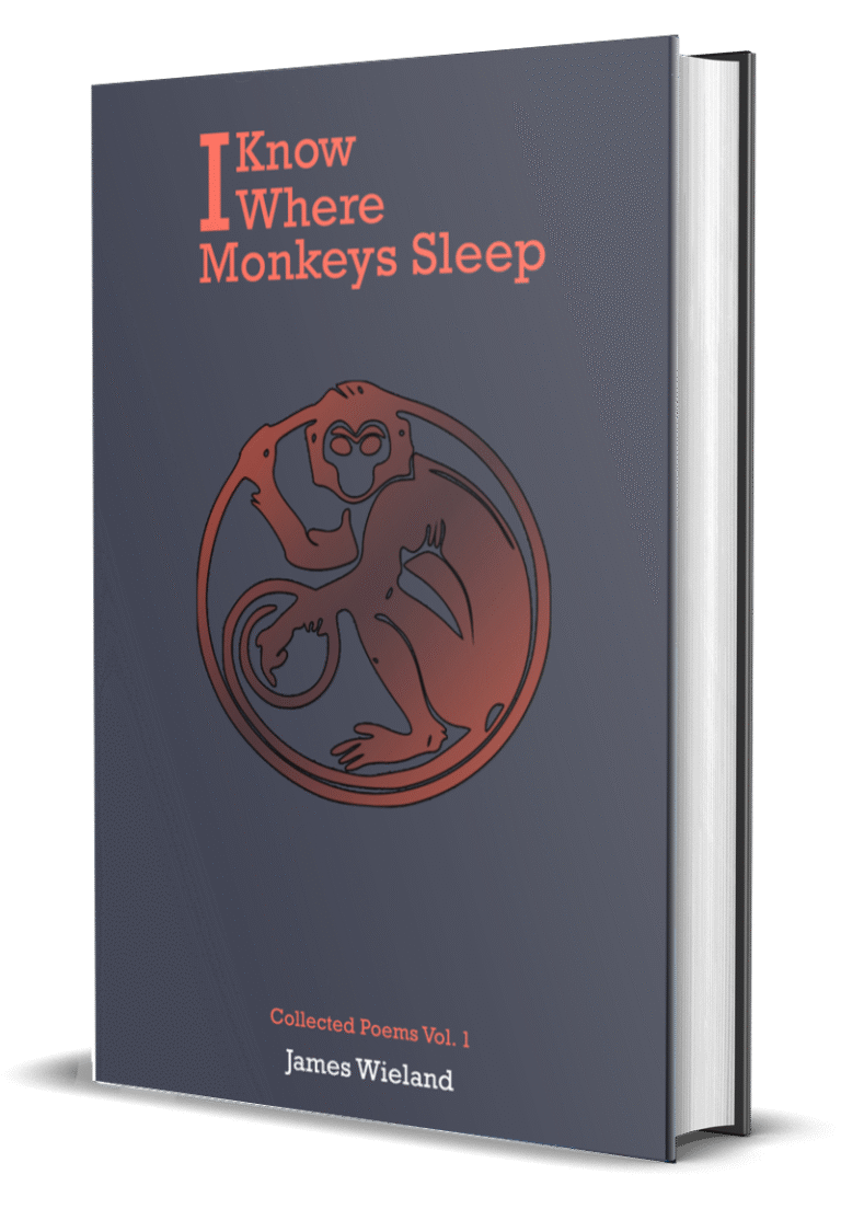 i know where monkeys sleep collected poems volume 1 by james wieland author copywriter and american poet